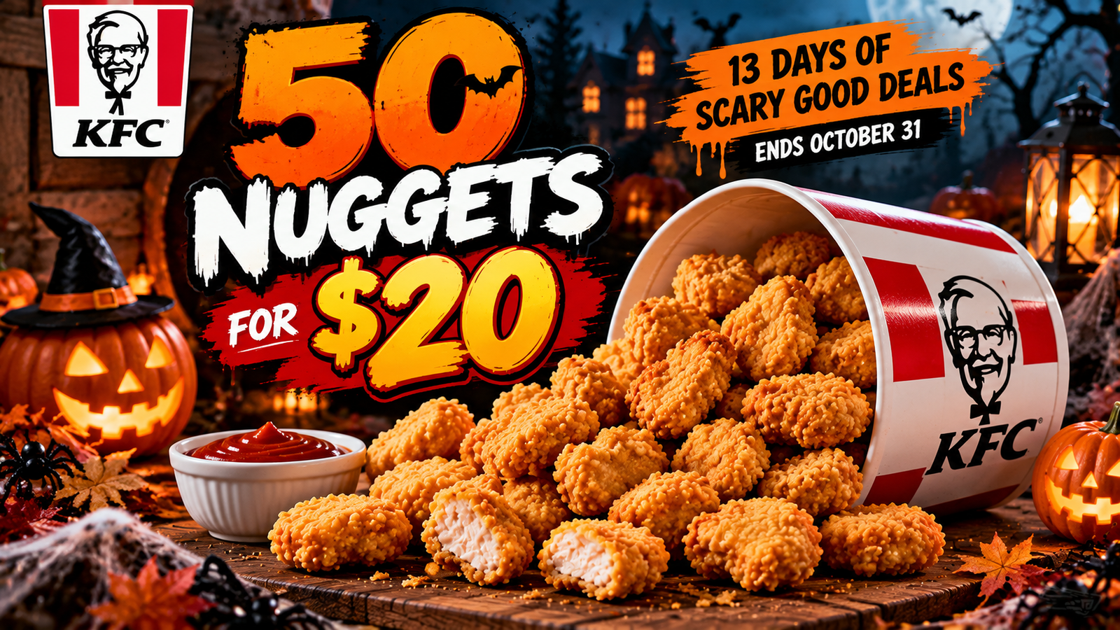 KFC Halloween food Deals 31st october